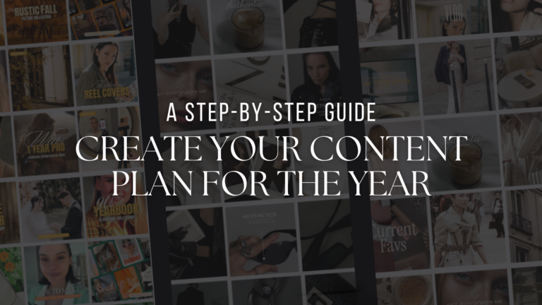 Create Your Content Plan for the Year: Step-by-Step Guide